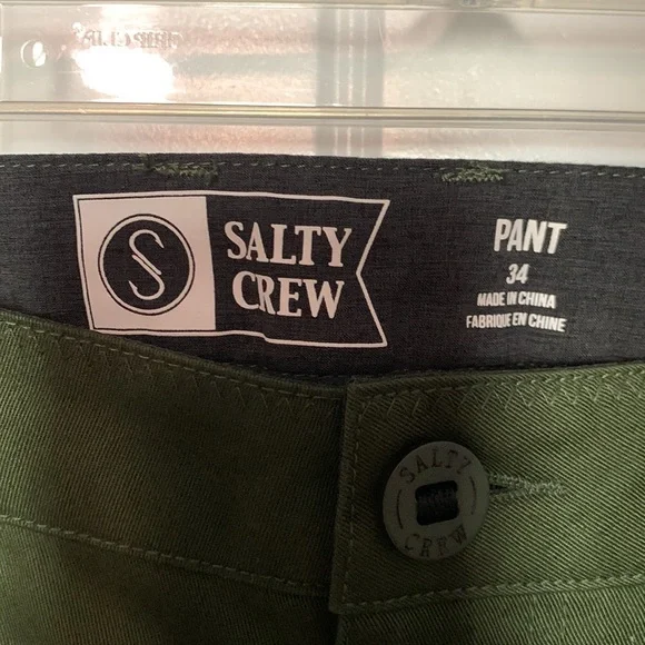 Salty Crew OD green pants - Picture 4 of 4